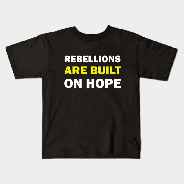 Rebellions Kids T-Shirt by YellowMadCat